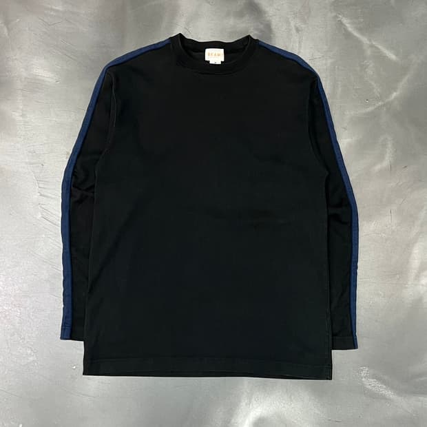  빔즈 사이드 배색 맨투맨 y16310