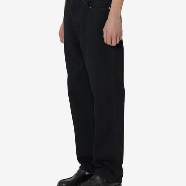 브라운야드 레귤러 데님 팬츠 5 사이즈 새상품급 블랙