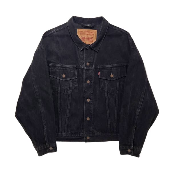Levi's Black Denim Jacket 90s