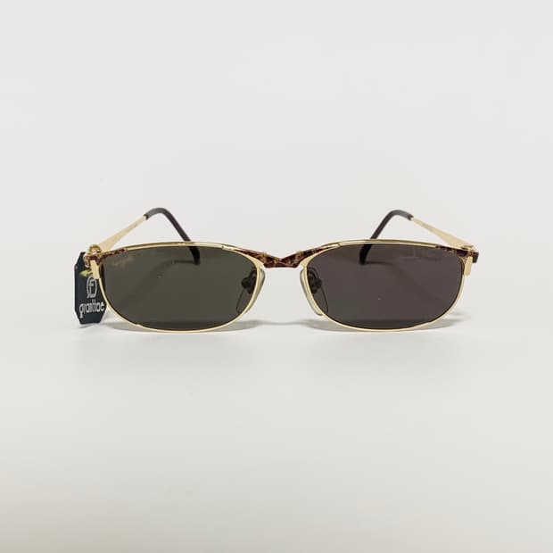 839 데드스탁 픽키 빈티지 스몰 메탈 선글라스 골드 펄브라운