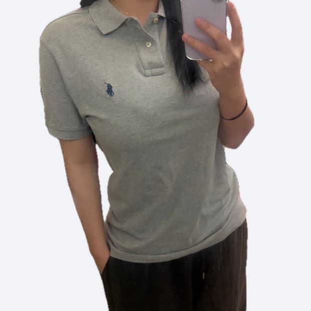 🩶폴로 랄프로렌 슬림핏 그레이 PK 카라티🩶