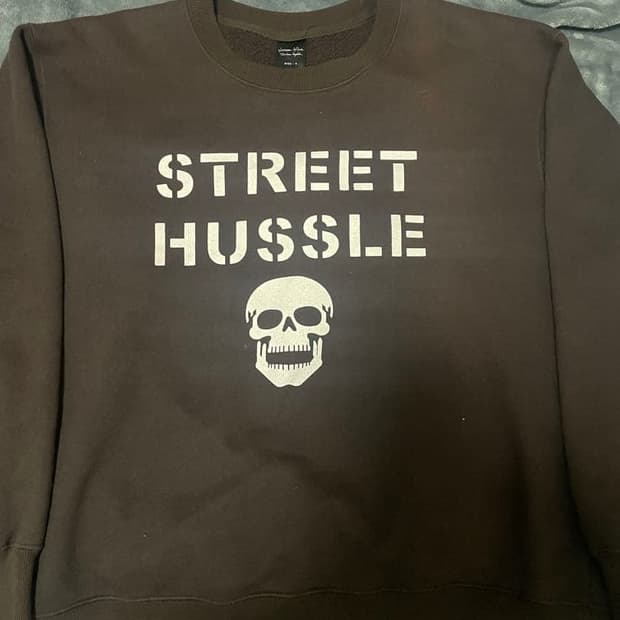 04SS 넘버나인 스트릿 허슬 스컬 맨투맨