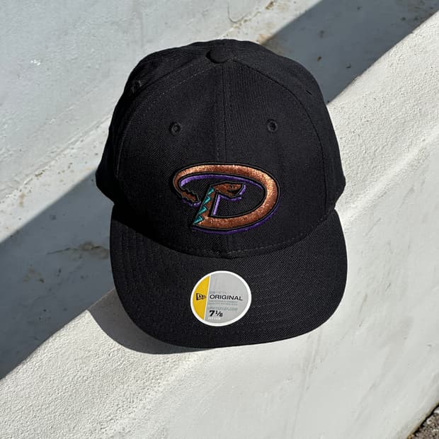 [L] 뉴에라 애리조나 다이아몬드백스 59fifty 블랙 볼캡 모자