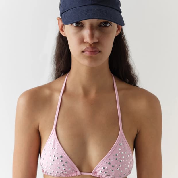 (F) 기마구아스 Eyelets cap blue