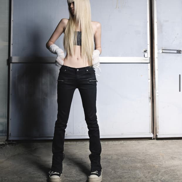 kyoiii 쿄이 KY01-ZIP SKINNY 팬츠(made)