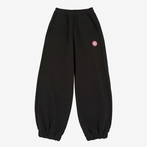 에즈이프 캘리- WIDE JOGGER PANTS BLACK