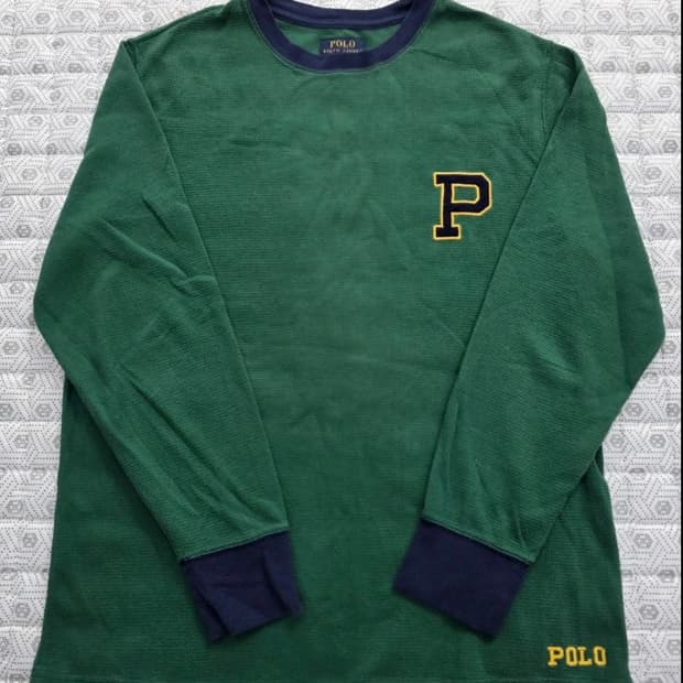 폴로 랄프로렌 남성 와플 긴팔티 XL