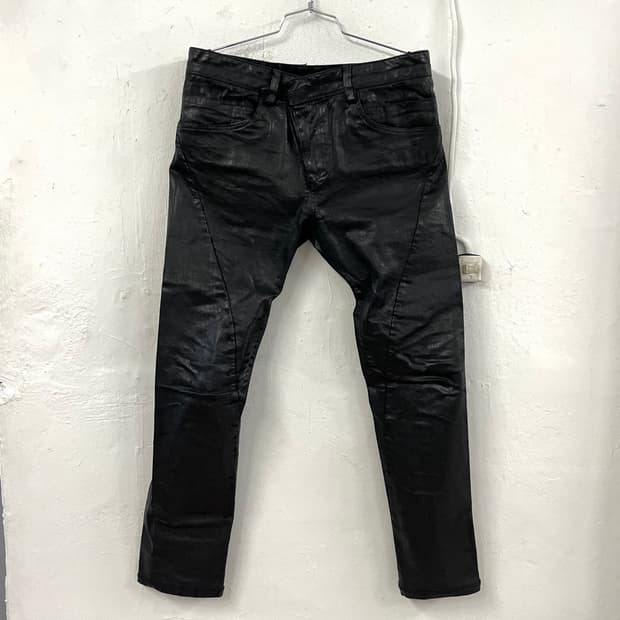 BAJRA 바즈라 2011FW 레더 코팅 팬츠