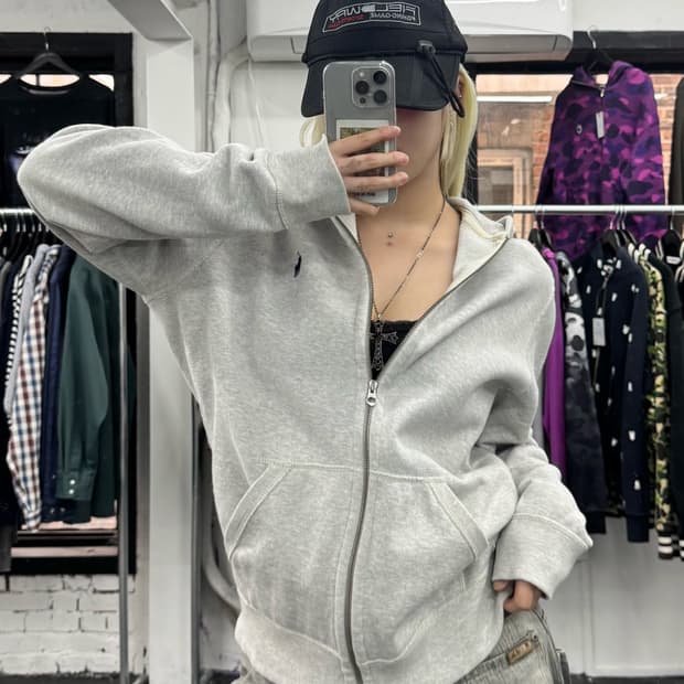 폴로 랄프로렌 써멀 후드집업