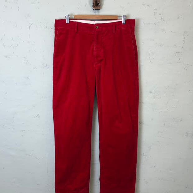 폴로랄프로렌 빈티지 레드 코듀로이 팬츠