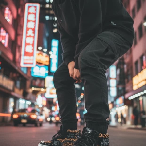 Revenge Madeo 디자이너 스터드 커스텀 치타 레오파드 반스하프캡