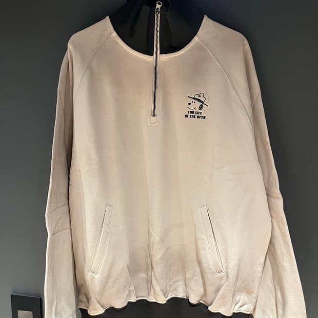 펜필드 스누피 콜라보 집업 맨투맨 M사이즈 