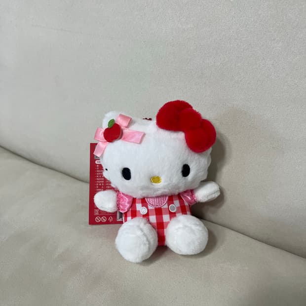 (택o 새제품) 산리오 헬로키티 애플카페 키링