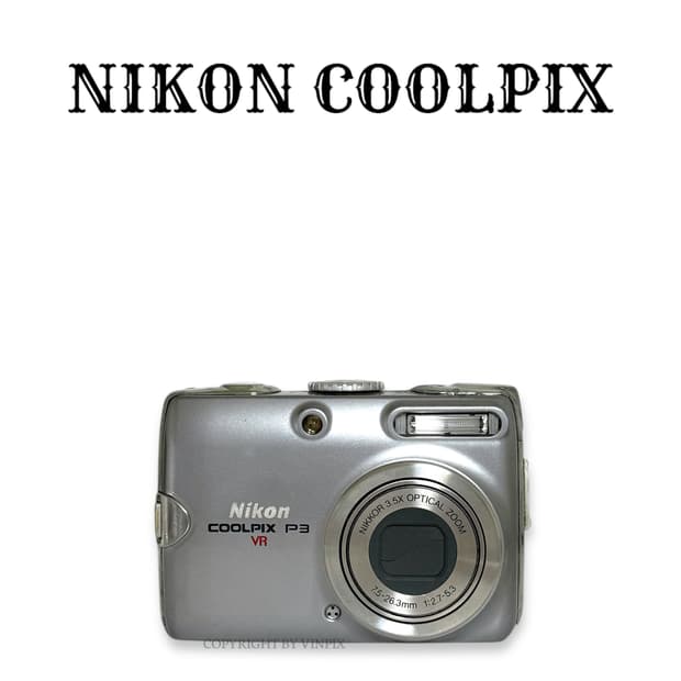니콘 쿨픽스 P3(coolpix p3) 빈티지 디지털 카메라 디카