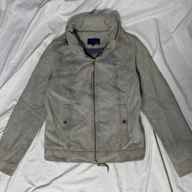 아비렉스 보노 타입 램스킨 레더 자켓 y2k lgb goa