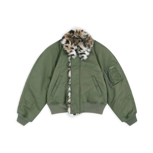 2 3 프로토콜인덱스 숄더 퍼 N2B 봄버 자켓 카키