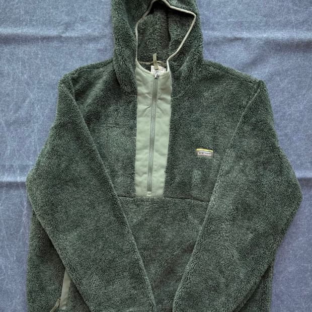 빈티지 엘엘빈 하이파일 플리스 후디 후리스 xl