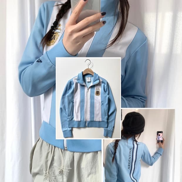 Adidas 아디다스 아르헨티나 크롭 져지