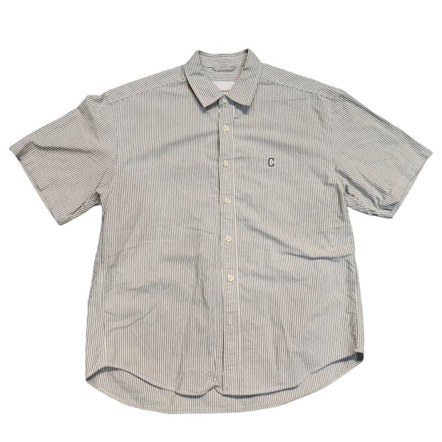 커버낫 스트라이프 반팔 셔츠 (S)