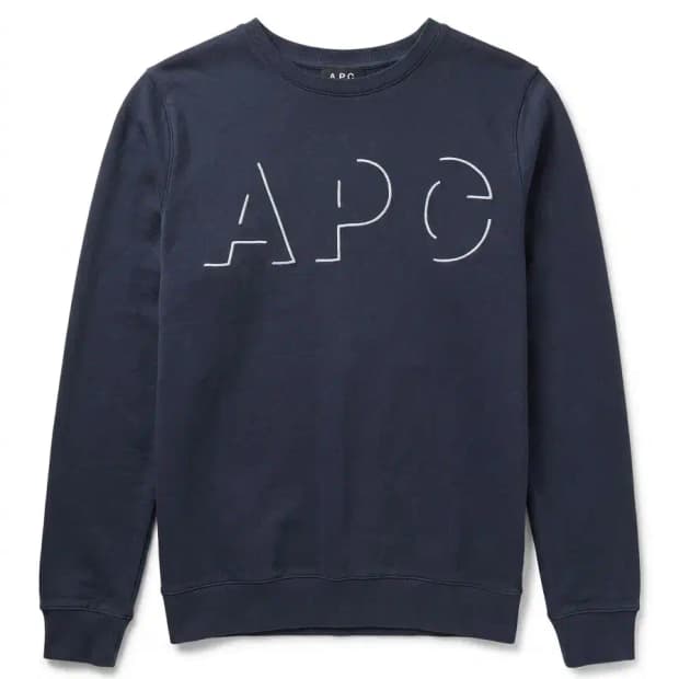 A.P.C. 네이비 맨투맨 12/4