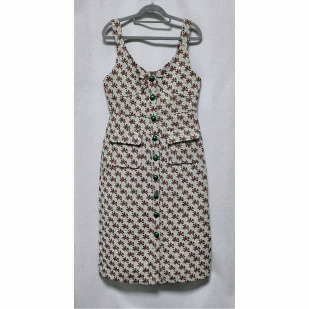 뷔스티에 플라워 원피스