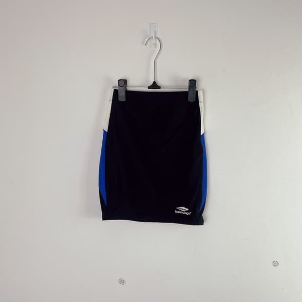 (정품/새상품) 발렌시아가 여성 블루 화이트 스커트