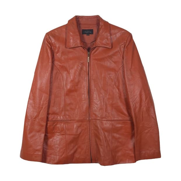 Kelol Line 리얼 소가죽 미니멀 자켓 77