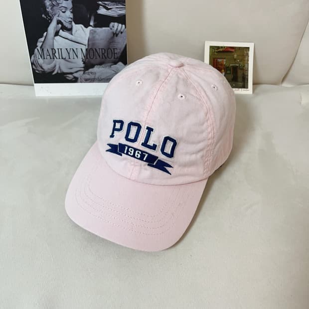 [정품] 폴로 핑크 / 빅로고 모자