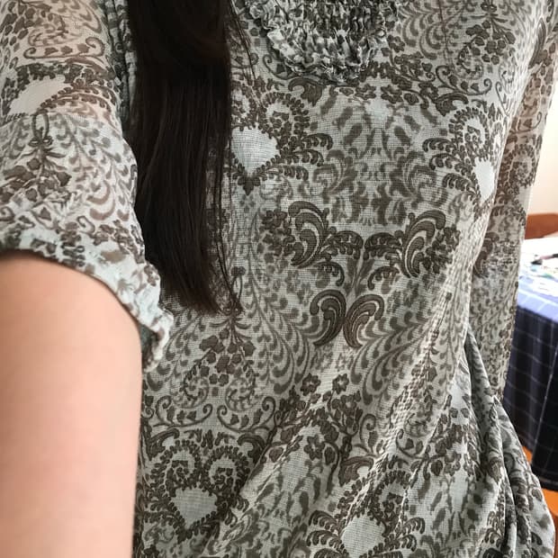 vintage pattern top