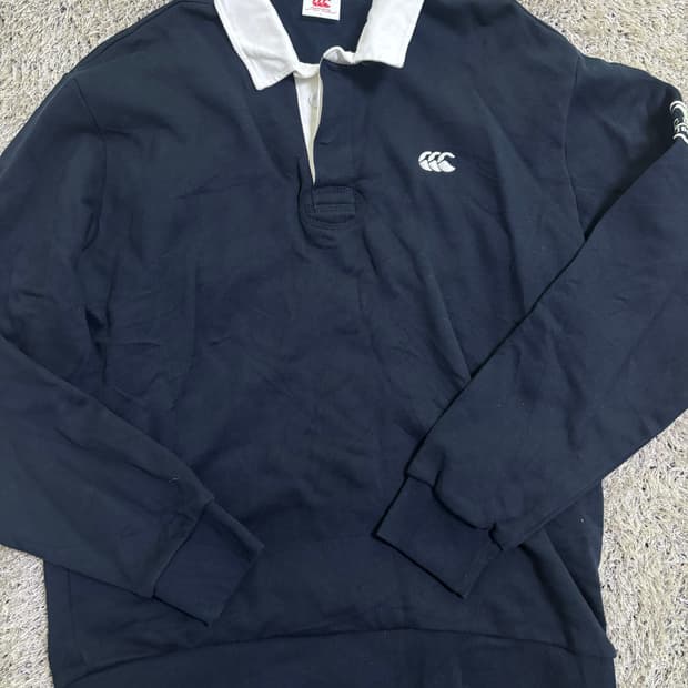 일본판 CANTERBURY 럭비긴팔티 사이즈 100