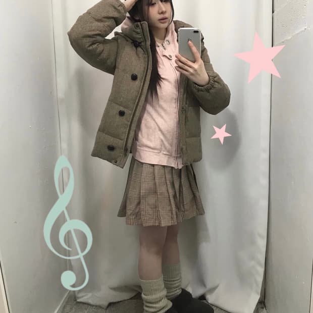 베이지 소녀 코디 세트 🤍