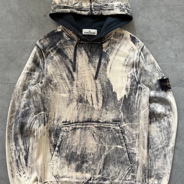 Stone Island 스톤아일랜드 핸드 코로전 와펜 후드티