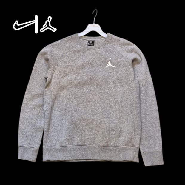 M 나이키 조던 그레이 맨투맨 