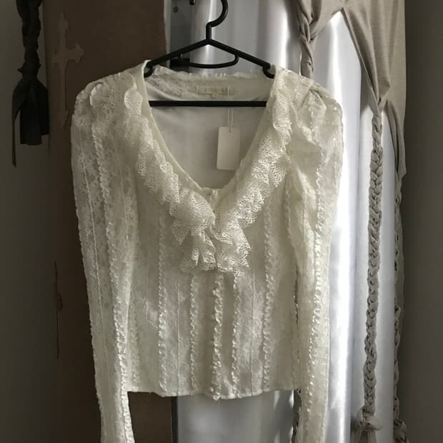 vintage lace blouse