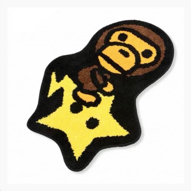 [국내배송/미개봉새상품] bape 베이프 마일로 스타 러그