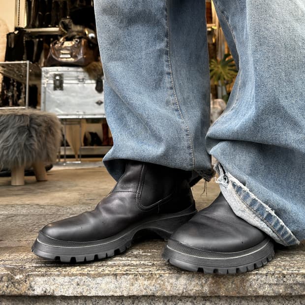 00s 프라다 스포츠 가죽 부츠