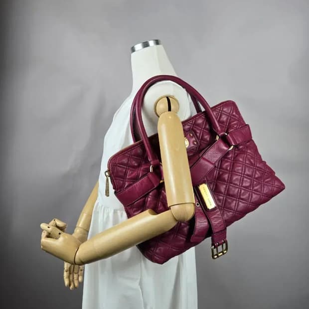 마크제이콥스 브루나 퀼팅 레더 램스킨 토트백 가방 정품 Bruna bag