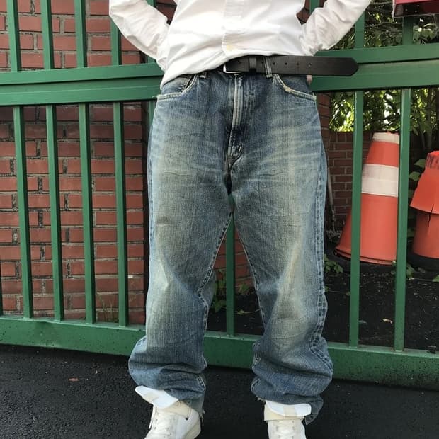 EDWIN 505 Faded Straight Jeans