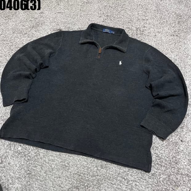 폴로 랄프로렌 반집업 니트 스웨터