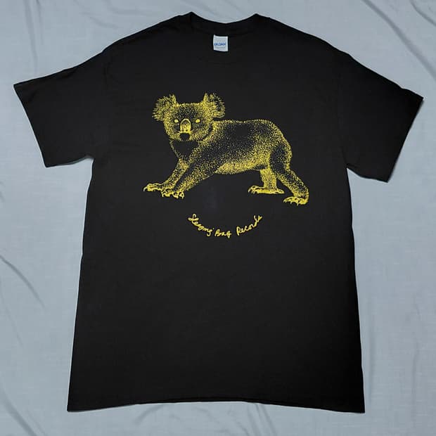 Gildan 길단 검정 코알라 프린팅 반팔 티셔츠 M