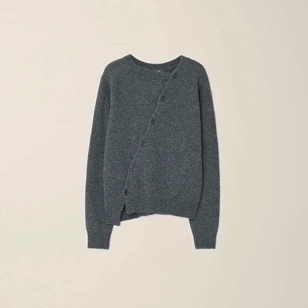 누마레 EE 2WAY CARDIGAN GREY