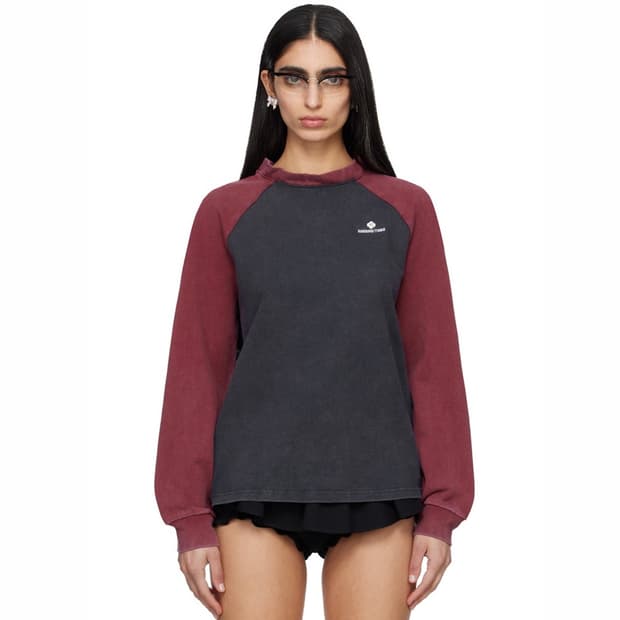 [6,8,10]슈슈통 26ss 나그랑 롱 슬리브리스 탑/차콜