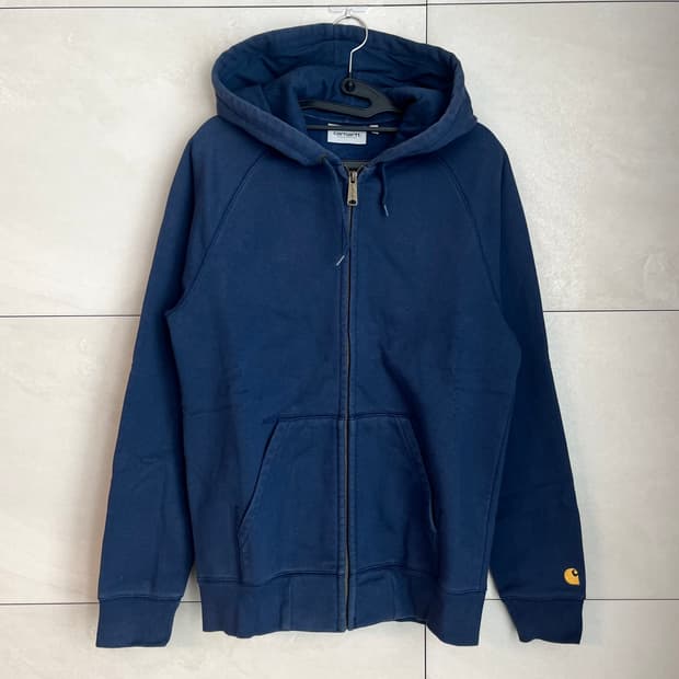 칼하트 네이비 후드집업 (S) 