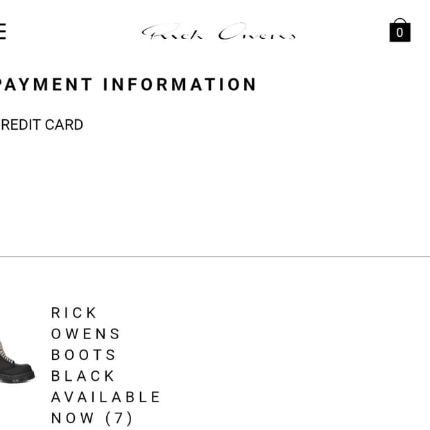 릭오웬스 닥터마틴 스틸토 부츠 (uk7/260)