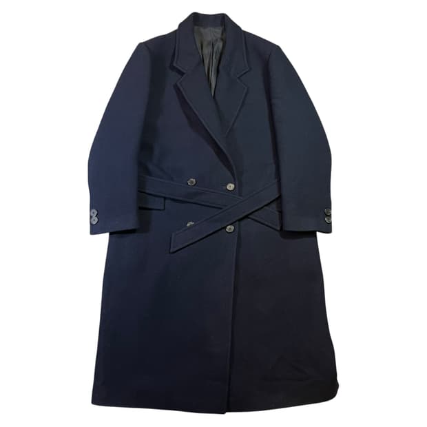 얼바닉 30 더블 브레스티드 롱 코트