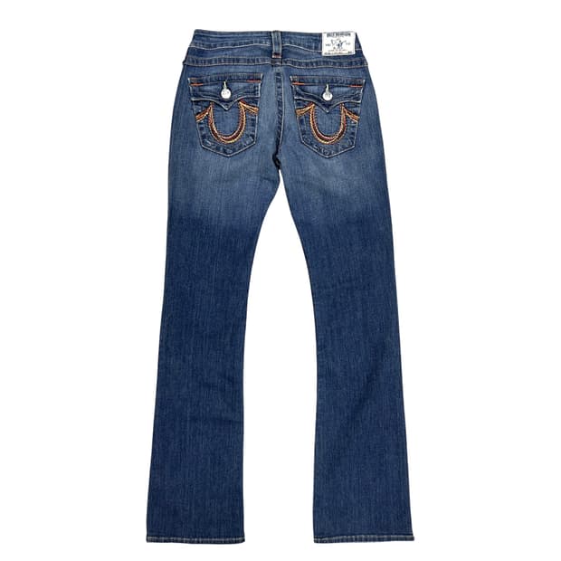 트루릴리전 섹션 부츠컷 스티치 데님팬츠(27)