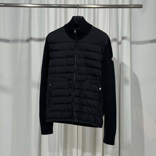 (2XL) 몽클레어 김현우 트리콧 니트패딩