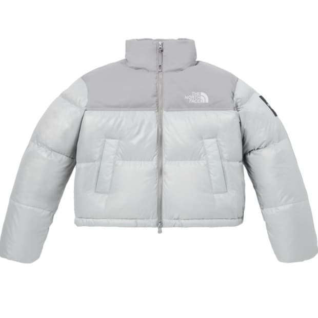 노스페이스 화이트라벨 노벨티 눕시 다운 자켓 아이스 그레이
