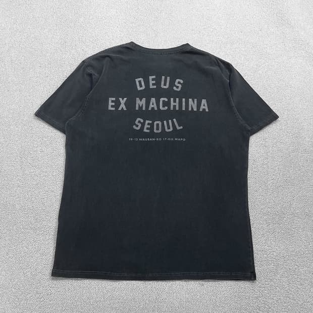 데우스엑스마키나 서울 피그먼트 반팔티 