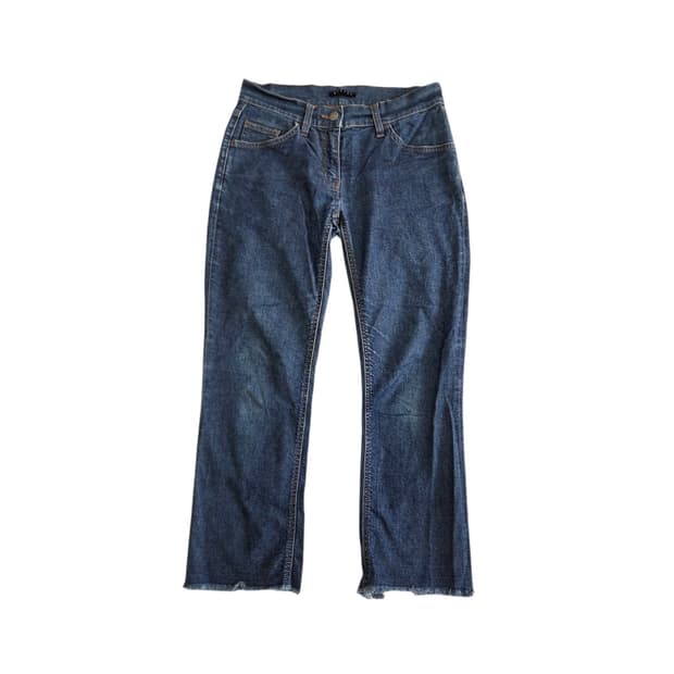 Sisley 시슬리 빈티지 셀프 커팅 데님 청바지
